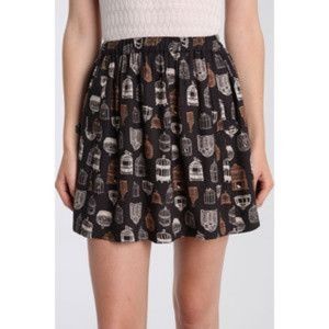 Urban Outfitters Black Birdcage Skirt